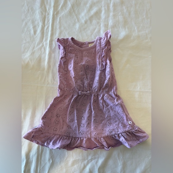 Feetje baby girl eyelet dress, legging, socks and headband 4 piece set 9m EUC - Picture 2 of 12